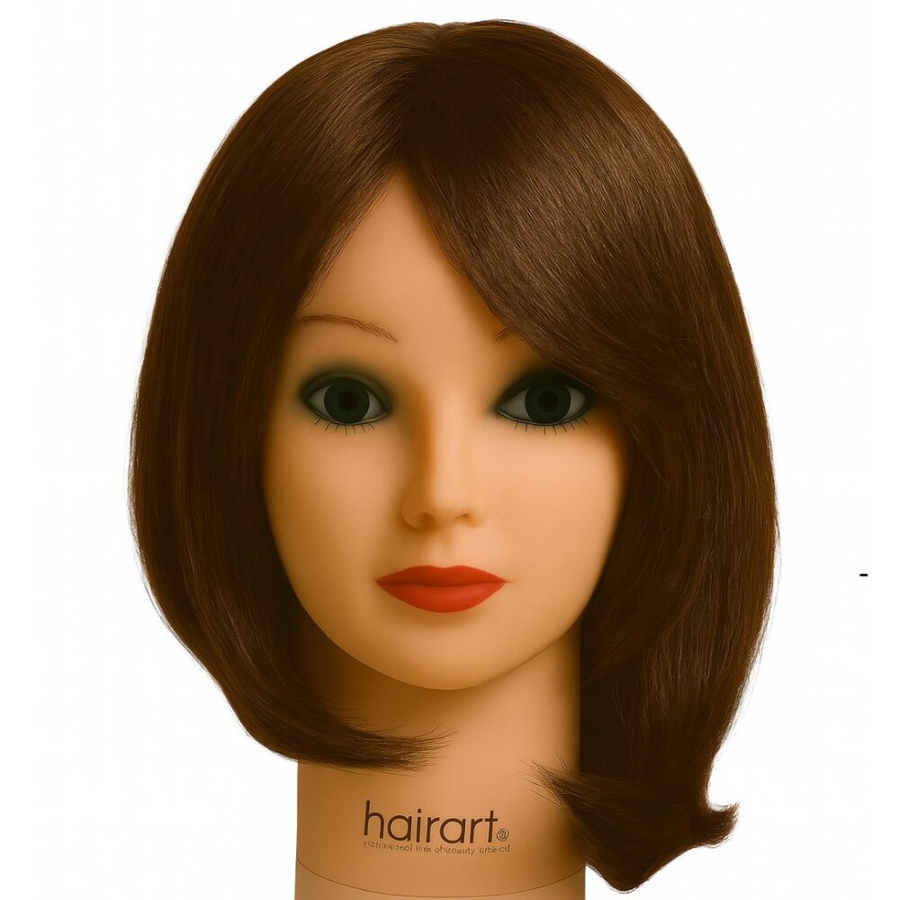 NWOT: HAIRCUBE 20 Inch Brown Highlight Synthetic Wig